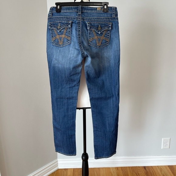 Kut from the Kloth size 6 Tabbed pocket straight leg denim jean pants - Picture 2 of 16